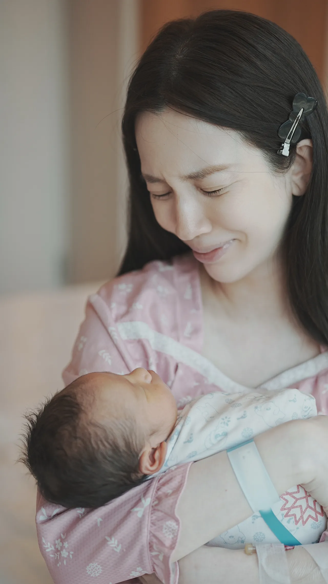 愛雅看到兒子，喊話天上媽媽。愛雅辣呦提供