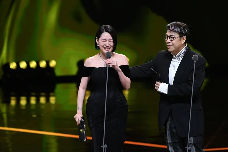 小S在金鐘獎頒獎典禮上提到大S，悲從中來。資料照片