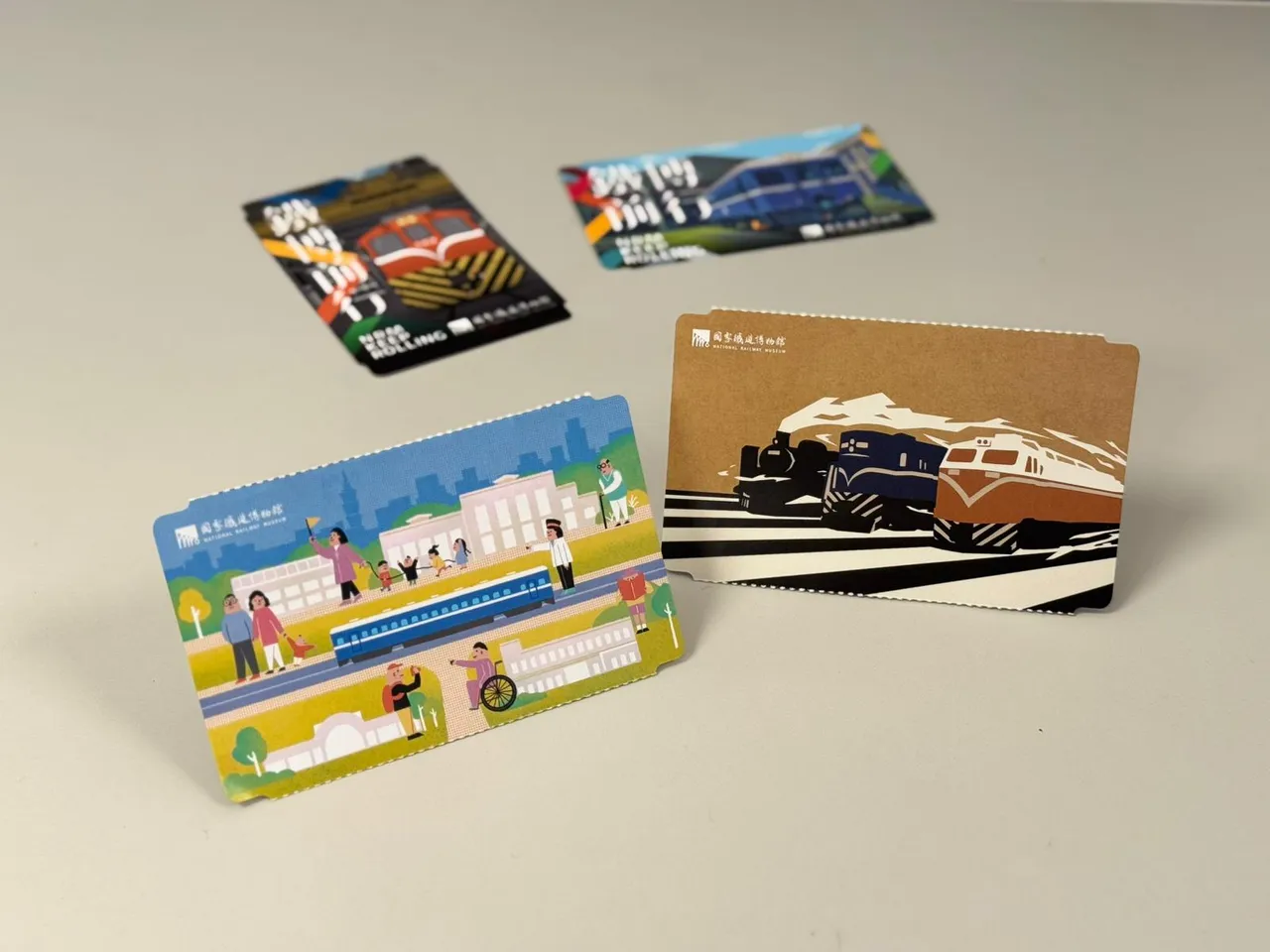 鐵博初三發行2款新票卡。文化部提供