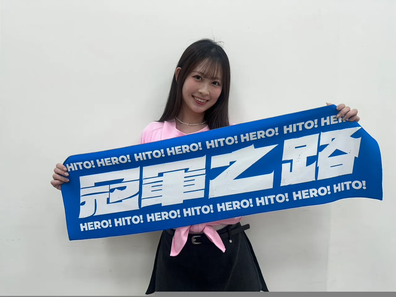 應援啦啦隊CT AMAZE成員Jessy現身戲院。牽猴子提供