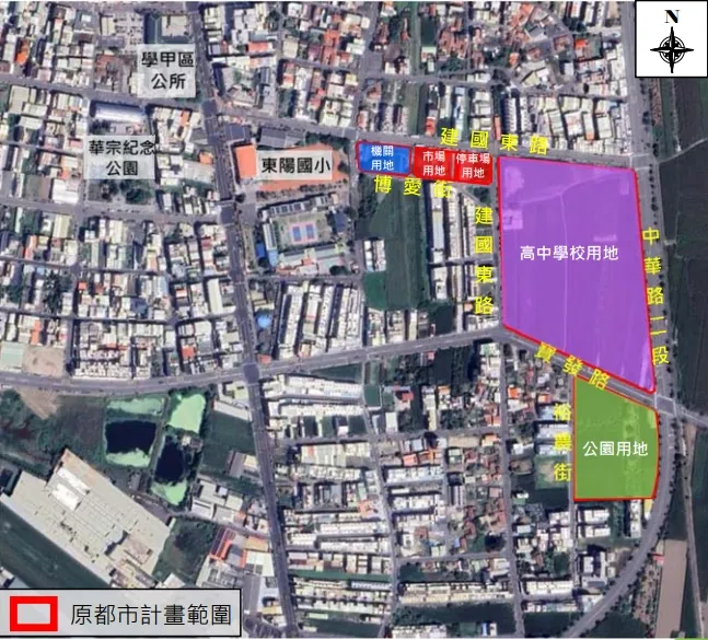 區域範圍圖。南市府提供