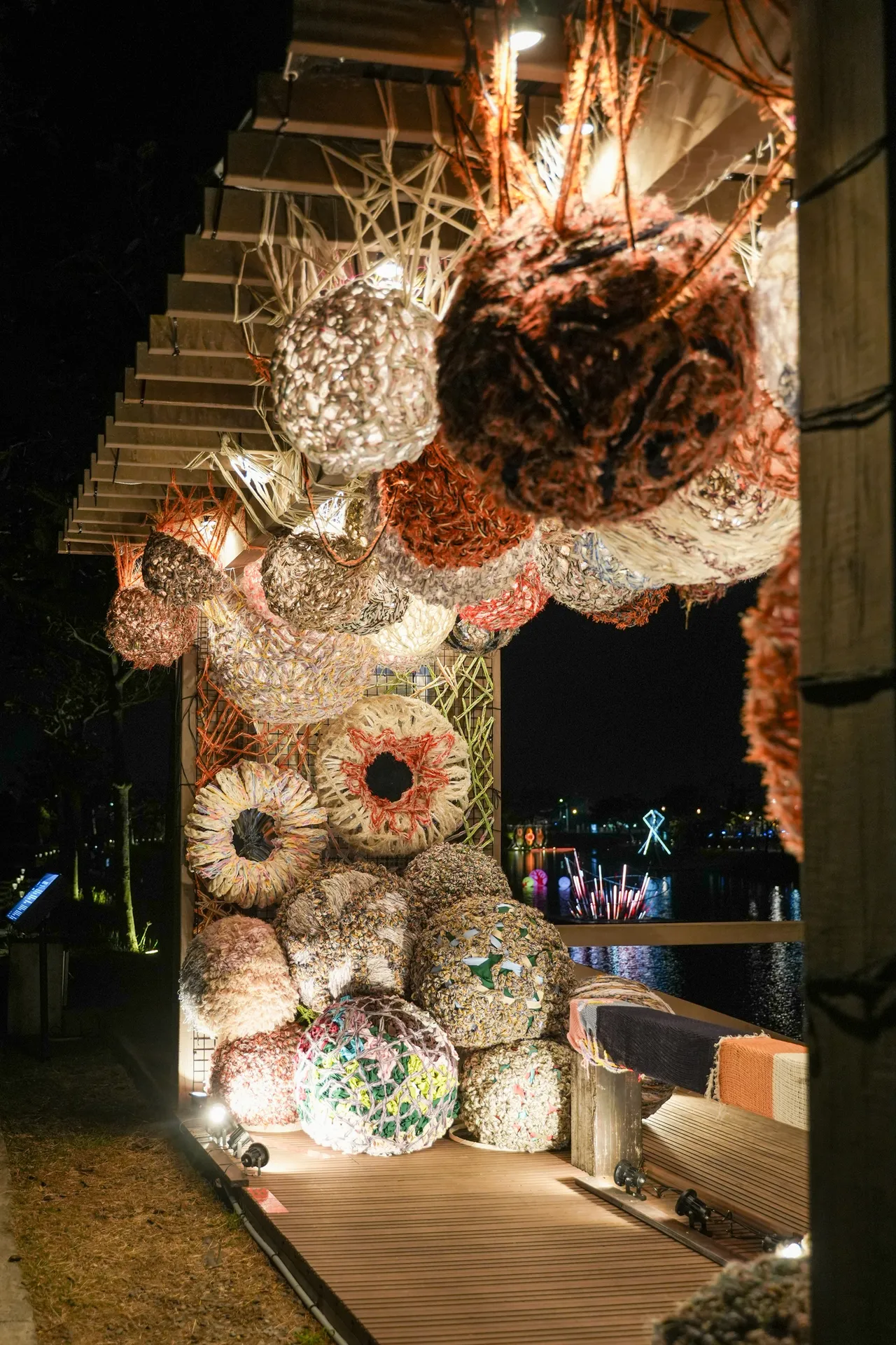 B10 生成體:纖維的自然擬態。田欣雲攝