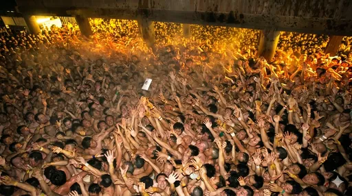 日本萬名裸男爭搶2根「寶木」　500年裸祭出意外3人失去意識