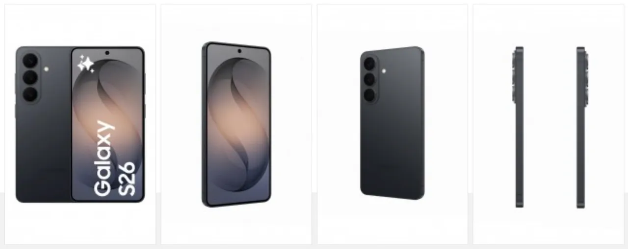 Galaxy S26黑色外型。Evan Blass