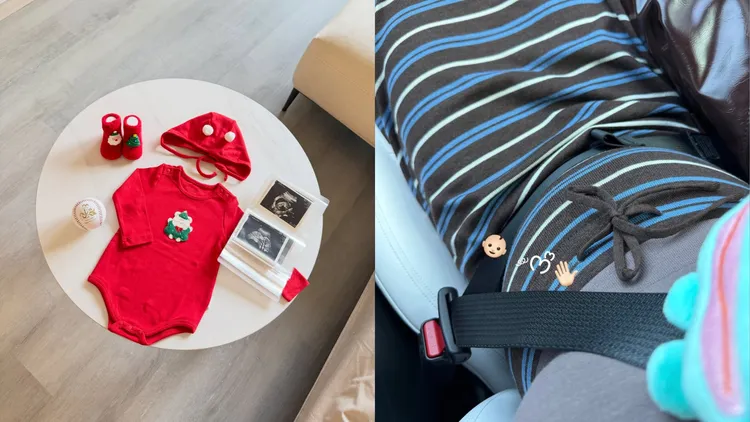 中信兄弟球星江坤宇妻子懷孕了。翻攝《@joy880712》IG