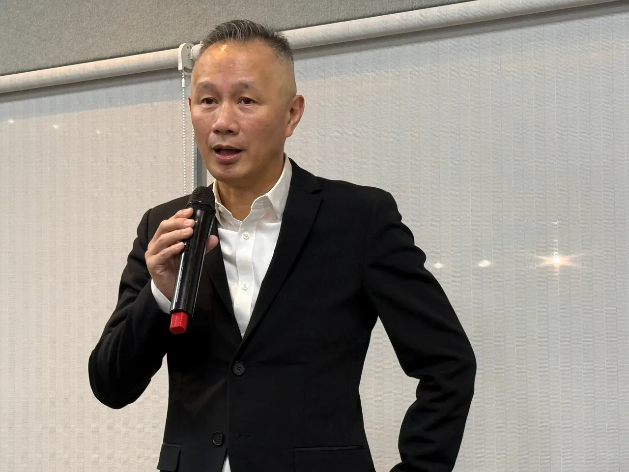 緯創總經理林建勳。呂承哲攝