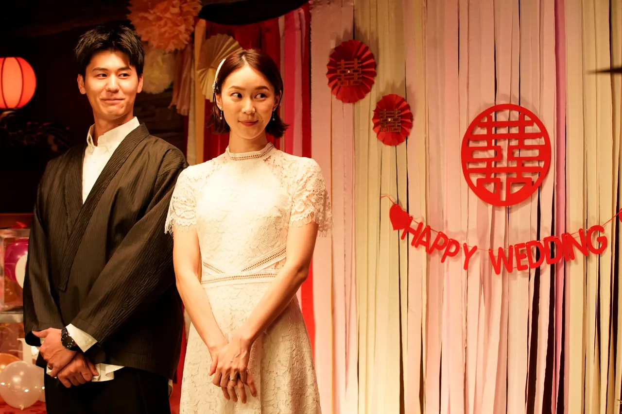 08-風田（左）求婚鍾瑶告白戲暖翻。彼此影業提供