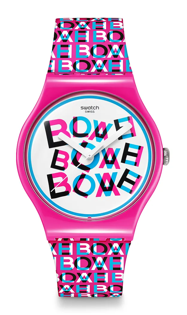 SWATCH「LOVE & BLAH」腕錶，3100元。品牌提供