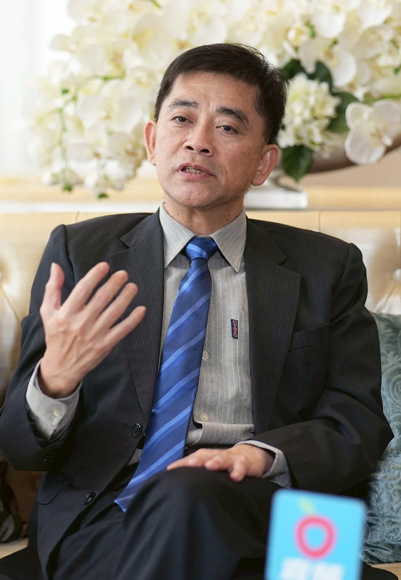 樂迦再生董事長邱俊榮。彭欣偉攝