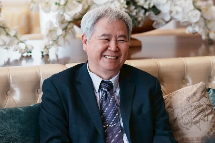 正揚生醫董事長曾育弘。彭欣偉攝