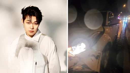 「轉音小王子」國道打滑轉3圈慘撞護欄！車頭全毁胸痛急送醫