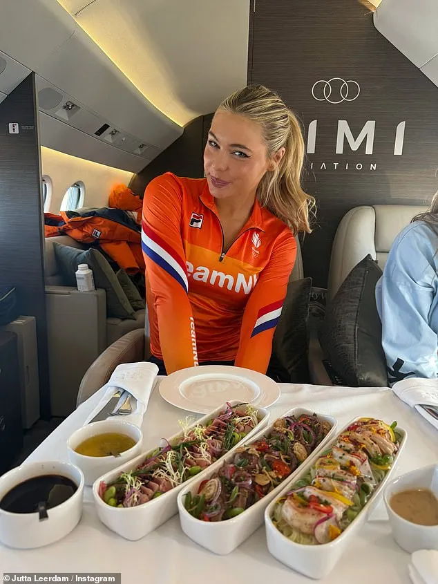 萊爾丹搭乘私人飛機前往參加冬奧。翻攝IG