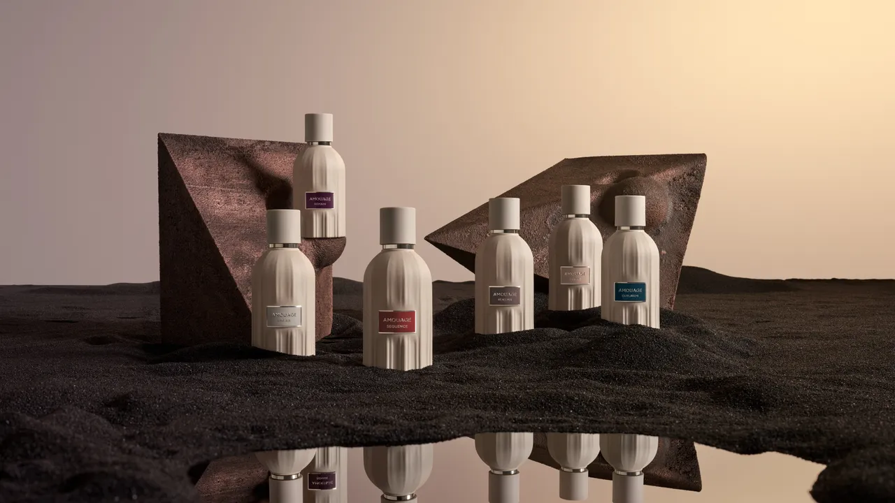 AMOUAGE「時光留韻系列」第二篇章，以「線、點、圓」為核心語彙帶來3款香氛作品。品牌提供