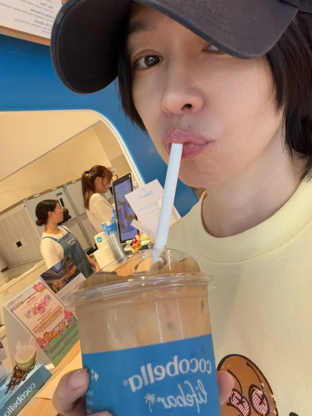 徐若瑄今量了體重結果只有43.5公斤，連她自己都嚇了一跳，直呼：「怎麼回到國中的體重了？」翻攝徐若瑄臉書