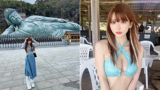 網美「穿迷你裙拜廟」被攔路圍長巾　網轟沒常識