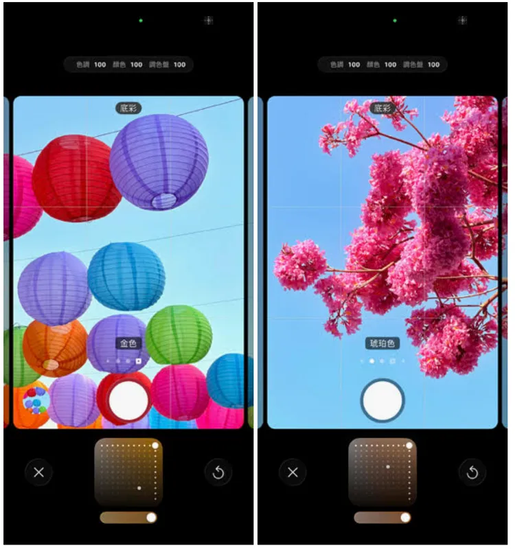 iPhone 相機內建的攝影風格提供使用者色調的選擇與調整功能，非常適合在春節期間拍攝色彩鮮艷的主題。紀映光 @chillinlight提供