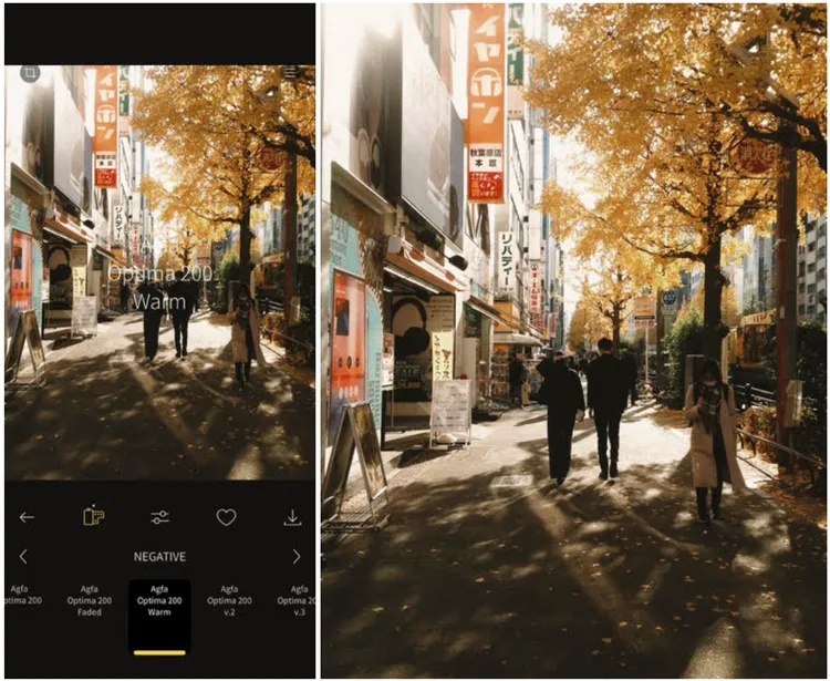 RNI Films推薦使用色調： Agfa Optima 200與Agfa Optima 200 Warm。紀映光 @chillinlight提供