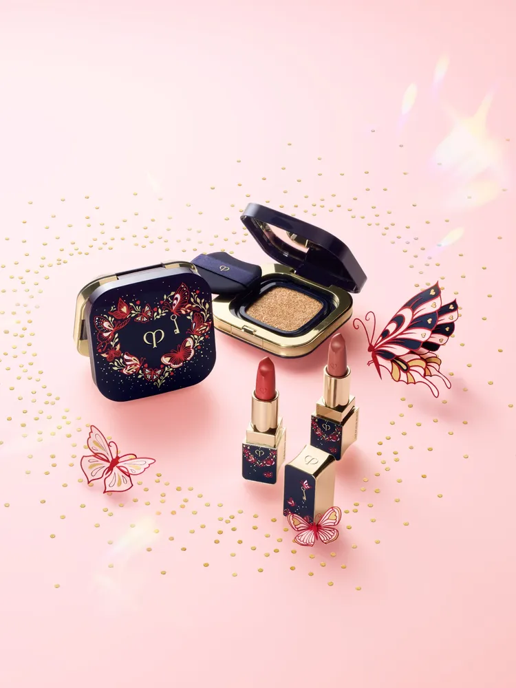 肌膚之鑰「蝶語之愛」情人節限量系列。品牌提供