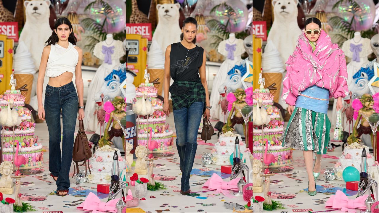 米蘭時裝周|Diesel打造宿醉感頹廢美學 5萬件玩具推滿秀場