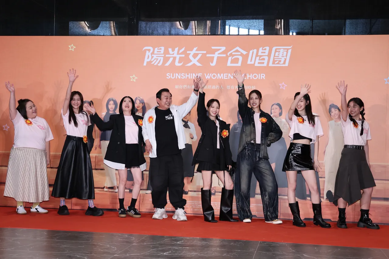 《陽光女子合唱團》大跳練舞功。莊宗達攝