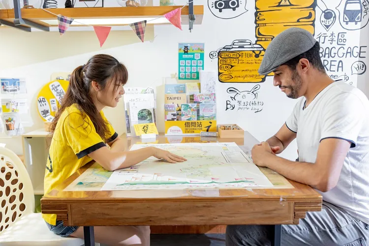 借問站可提供在地旅遊服務。示意圖，北市觀光局提供