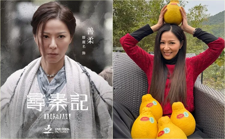 滕麗名睽違多年再度演出《尋秦記》電影版，獲得金獎入圍肯定。翻攝自滕麗名臉書