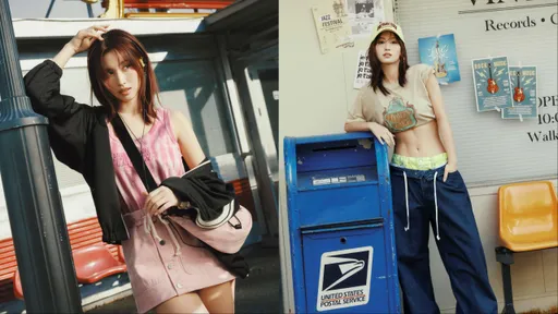 TWICE MOMO傲曬川字肌！套鬼塚虎日製丹寧當回日本辣妹