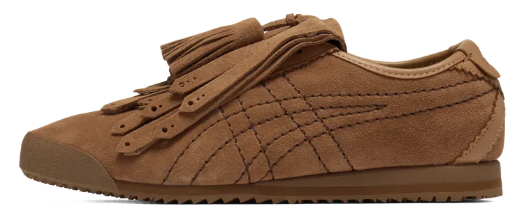 鬼塚虎棕色MEXICO 66 FRINGE，6880元。品牌提供