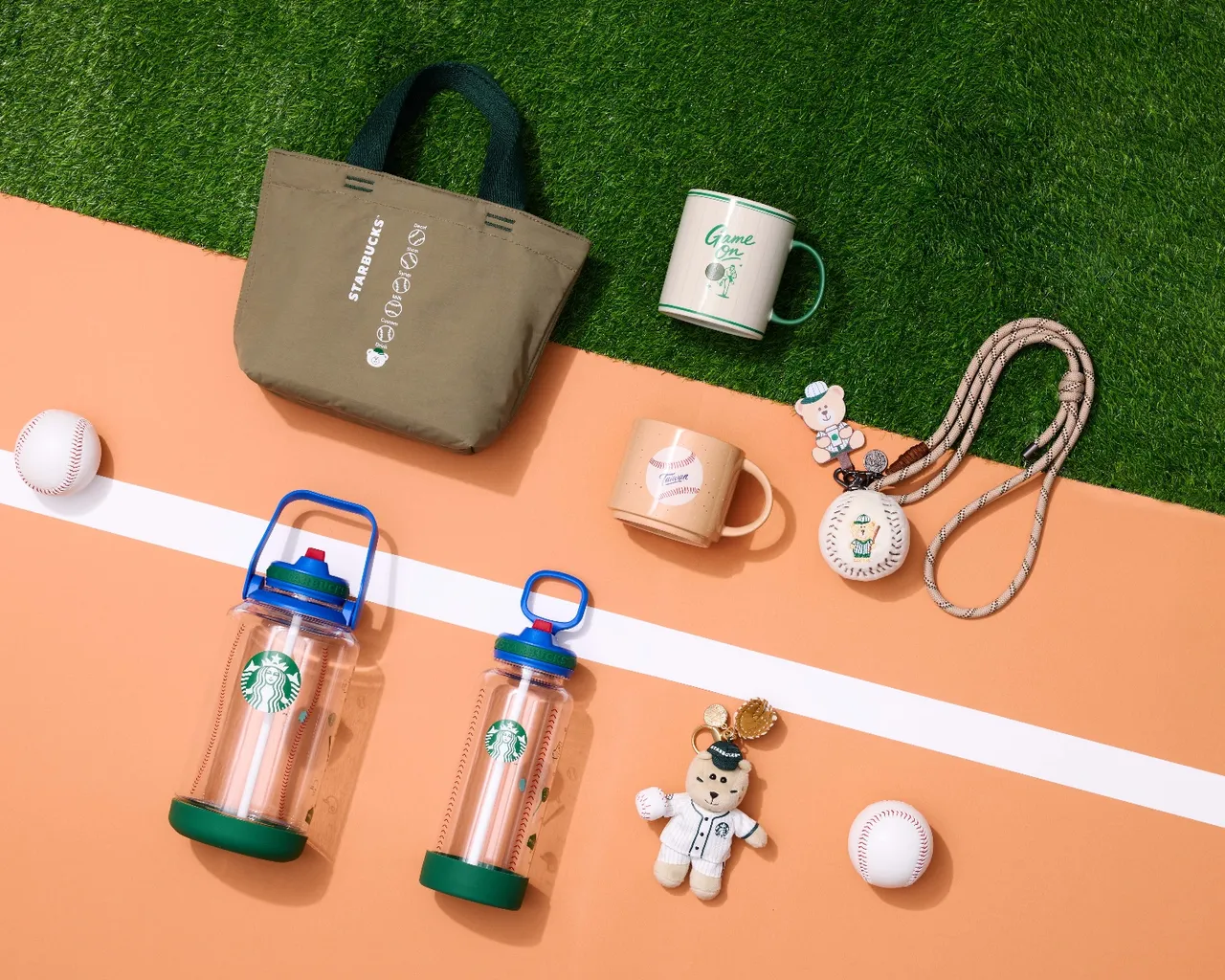 今（25日）起全門市和線上門市開賣棒球主題系列商品。星巴克提供