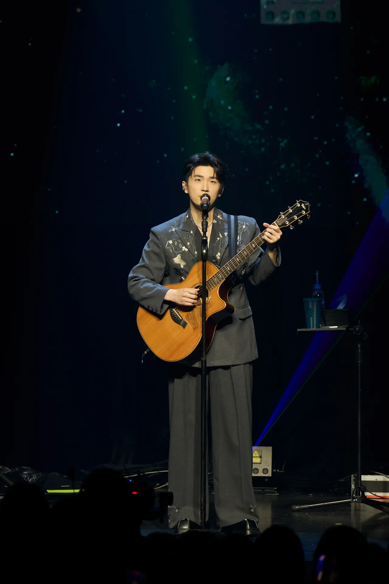 曹楊首度在台開唱，坦言內心忐忑。杰威爾提供