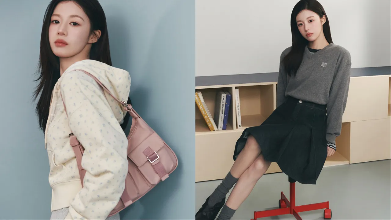 高允貞拍攝M+FG春季形象大片。品牌提供