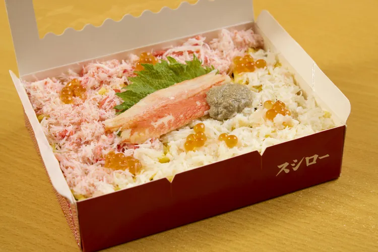 壽司郎迎春滿懷感蟹盒300元。業者提供