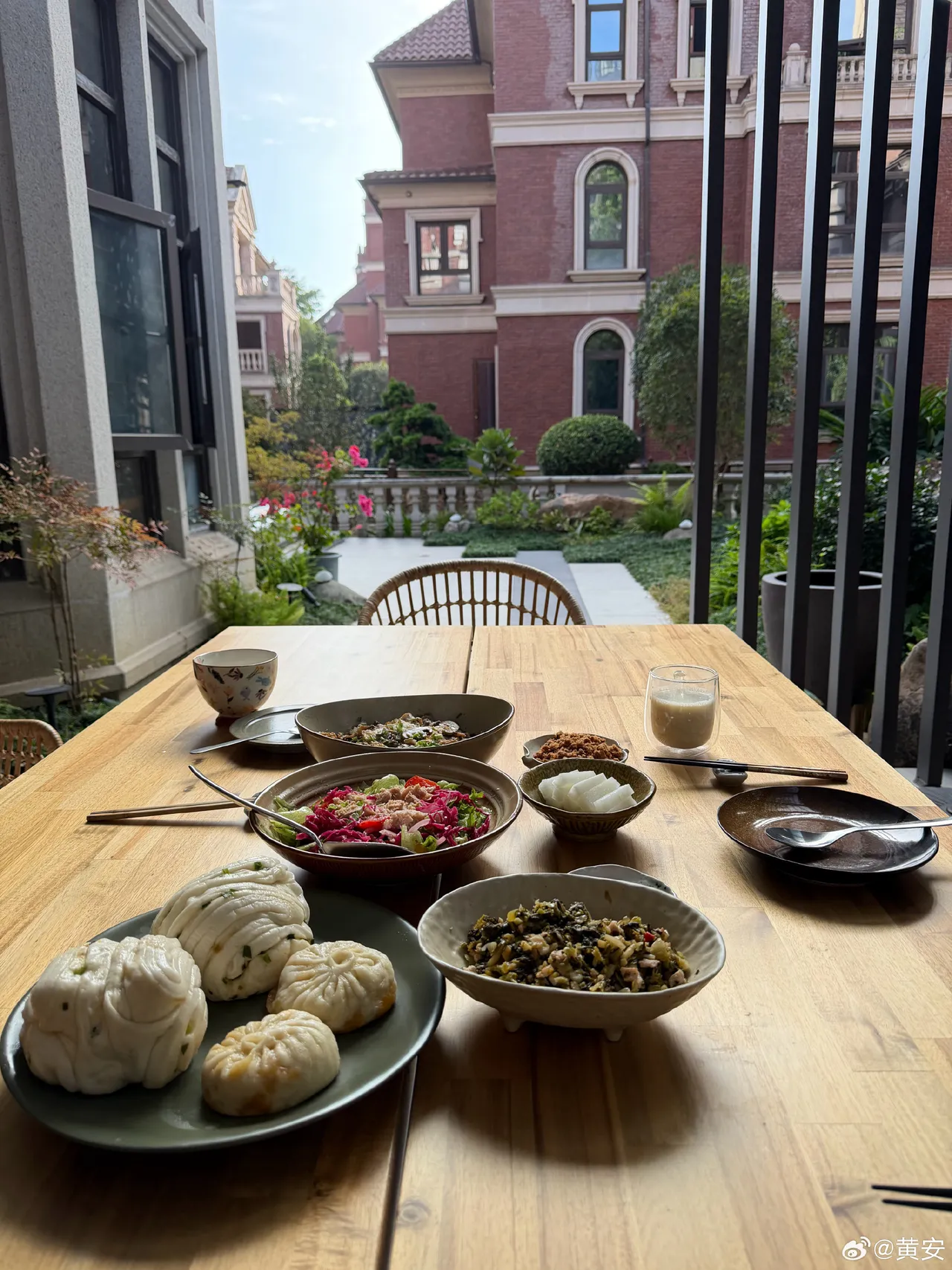 黃安福州別墅一隅。翻攝黃安微博