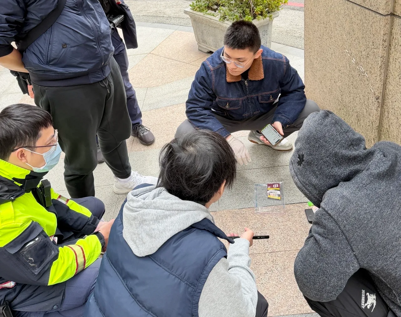 吳姓男子上午落網。翻攝畫面