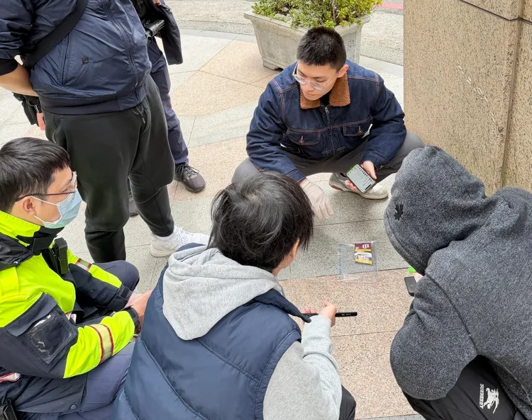 吳姓男子上午落網。翻攝畫面