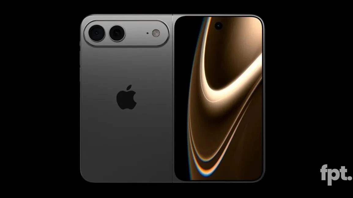 據稱蘋果會率先推出書本大小的摺疊式iPhone。翻攝自X @TrakinTech