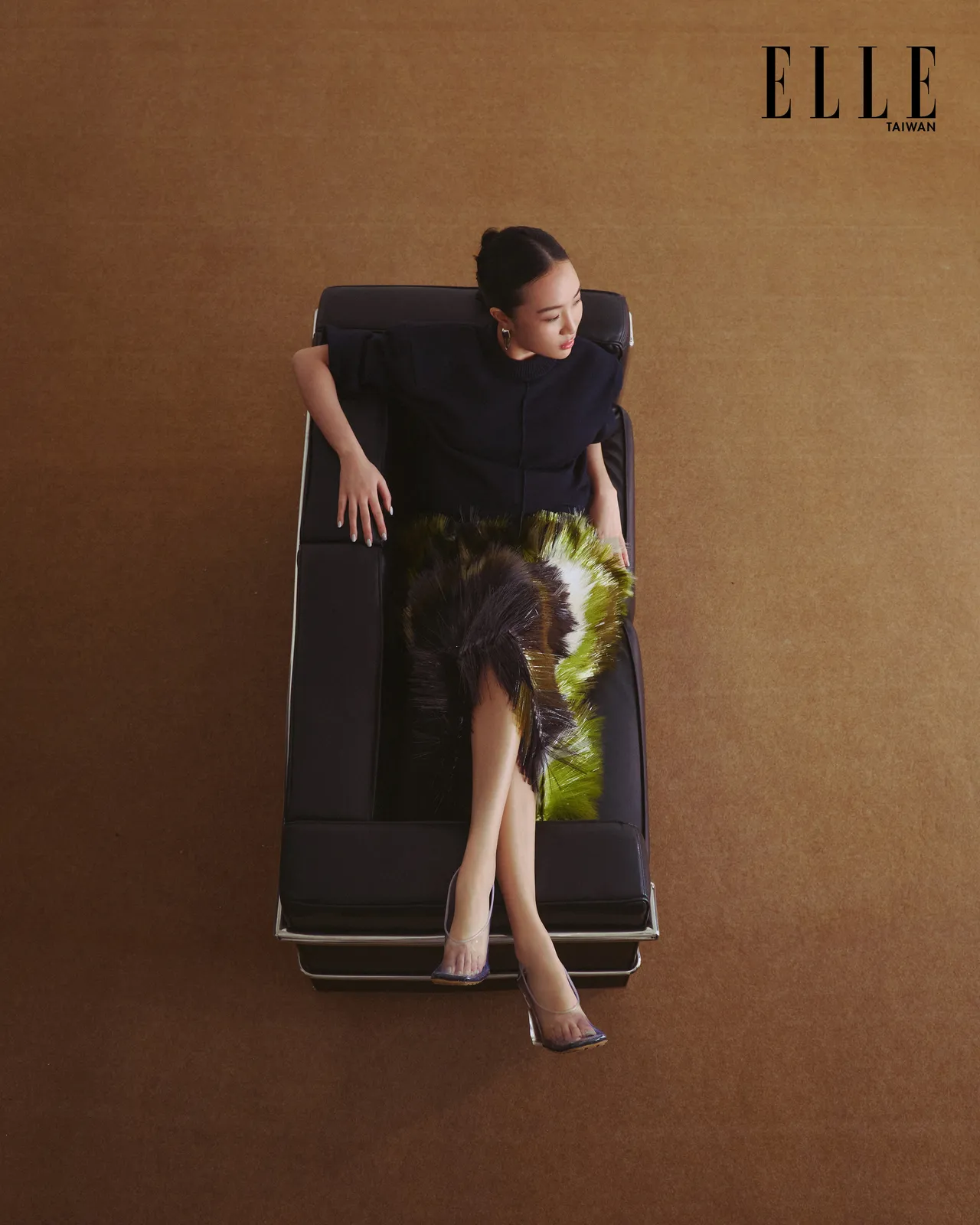 Melinda拍攝《ELLE》封面。《ELLE》國際中文版提供