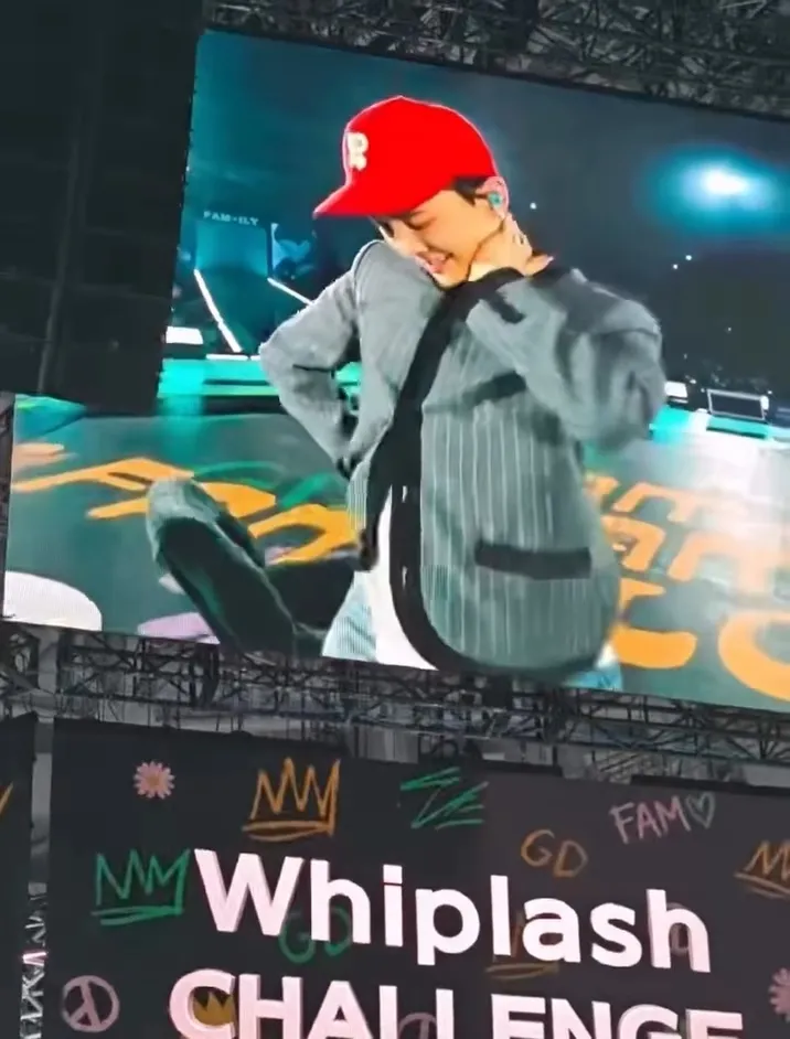 GD大跳aespa《Whiplash》。翻攝IG