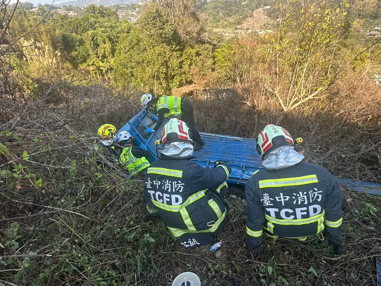 黃姓老翁在大年除夕下午發生車禍不治，令家屬難過不已。民眾提供