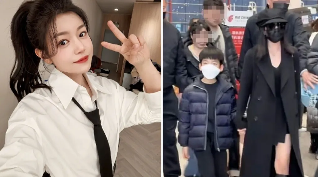 陳妍希9歲兒交給前夫陳曉帶回老家　獨回台灣過年