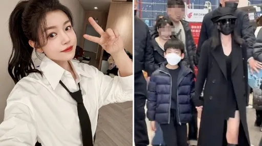 陳妍希9歲兒交給前夫陳曉帶回老家　獨回台灣過年