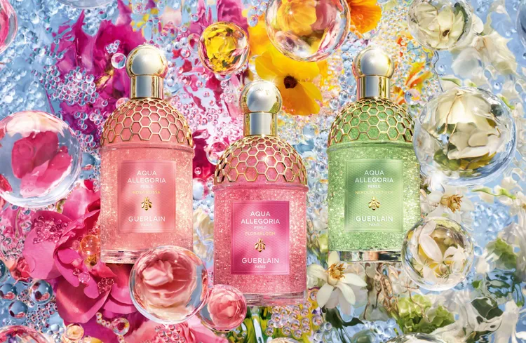 嬌蘭推出花草水語潤膚珍珠淡香精，各125ml／6450元。品牌提供