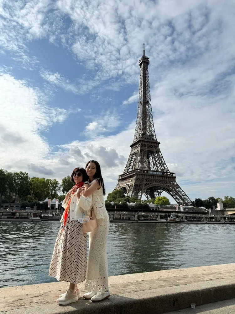 任媽很開放，鼓勵任容萱赴約。任容萱提供