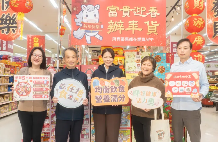 高虹安宣導把握採買5不原則、健康平安迎馬年。新竹市府提供