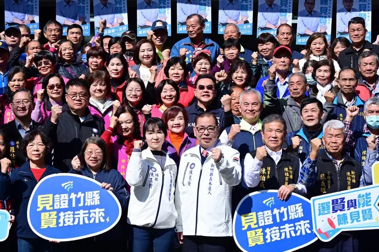 陳見賢投入新竹縣長接班。翻攝畫面