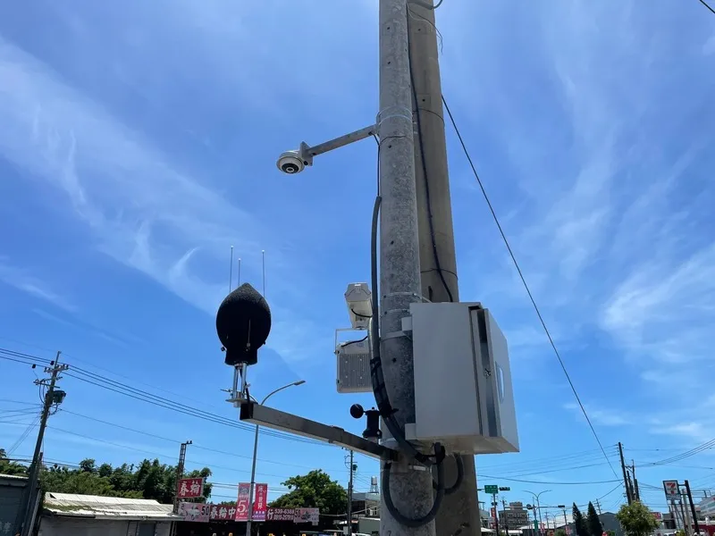 固定式稽查設備。新竹市府提供