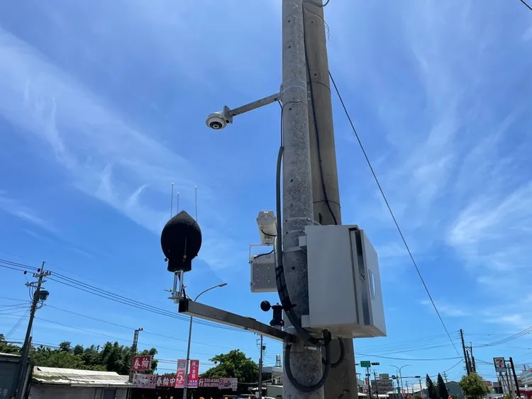 固定式稽查設備。新竹市府提供