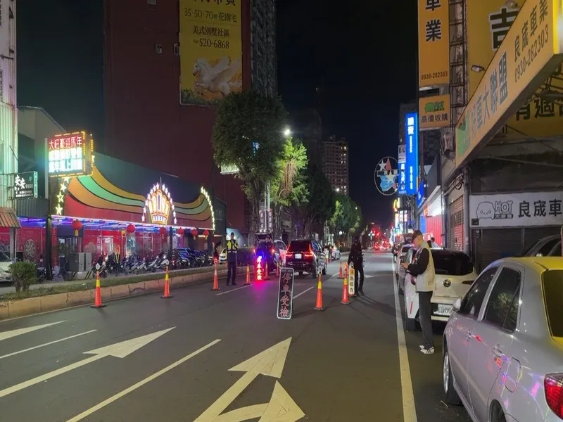 環警監聯合攔查稽查。新竹市府提供