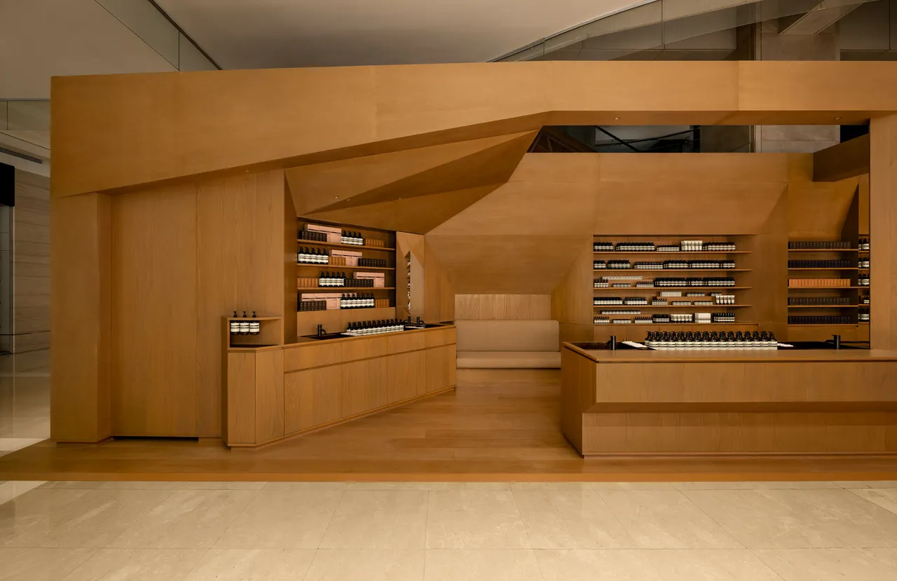 Aesop新光三越台南西門店。品牌提供