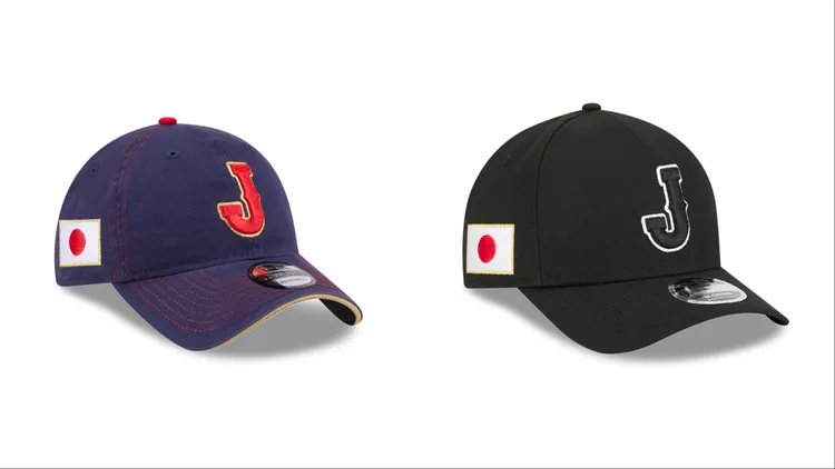 NEW ERA「2026 WBC系列」日本隊920帽款（左）、940AF帽款（右），各1380元。品牌提供